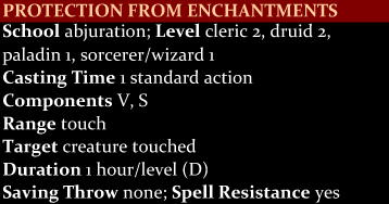 Protection From Enchantments